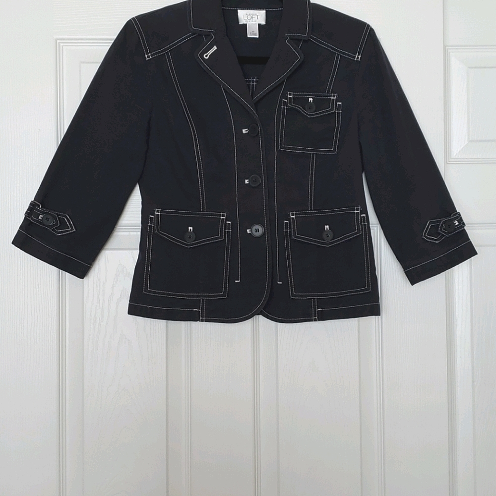 Ann Taylor Loft Navy blue blazer